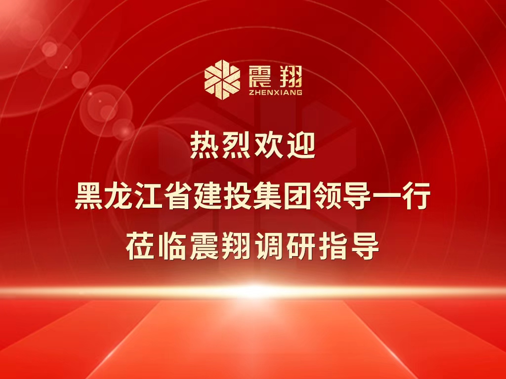 熱烈歡迎黑龍江省建投集團領導一行蒞臨震翔調(diào)研指導。